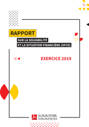 Couverture Rapport sur la solvabilité et la situation financière Suravenir assurance 2019